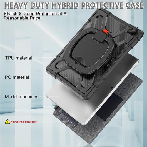Stand Case For Microsoft Surface Go 4 3 2 1st Heavy Duty Shockproof Armor Cover - Picture 10 of 26