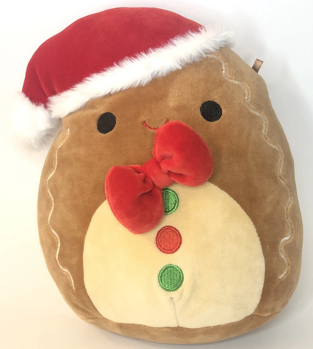 Jordan The Gingerbread Man SQUISHMALLOW 8' Retired Christmas Plush Squish  No Tag