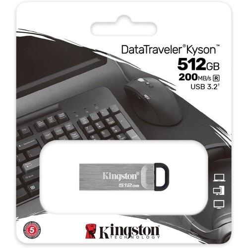 PEN DRIVER KINGSTON USB 3,2 512GB DTKN/512GB - Foto 3 di 3