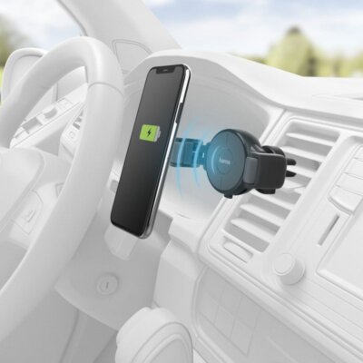 Hama Qi KFZ Ladegerät 10W Halterung Kabellos Universal Wireless Charger Auto 342