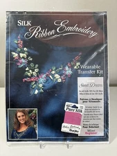 Silk Ribbon Embroidery Wearable Transfer Kit 33554 Sweet Dreams Bucilla NIP