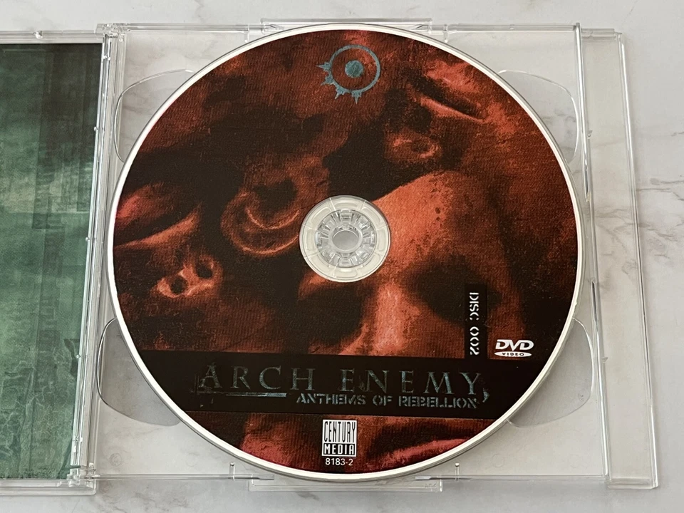 Arch Enemy Anthems Of Rebellion CD/DVD ORIGINAL 2003 Century Media CMR 8183-2 Foto 4 de 4