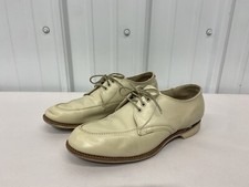 HYDE 8D Shoes Leather Bowling Bone Leather Lace Vtg 50s/60s Mens