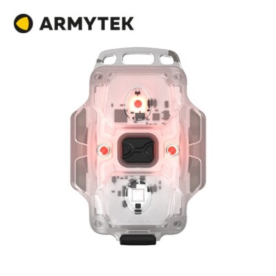 Armytek Crystal PRO Lampe - 220 Lumen weiß + 30 Lumen rot - Beschleunigungsmesser