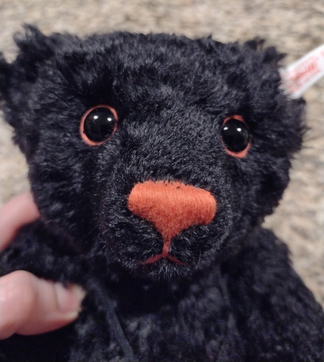 Steiff Teddy Black JackBear Bear Austria Exclusive Rare 2000