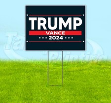 TRUMP VANCE 2024 MAGA FJB 18x24 Yard Sign Snipe Election YS00058