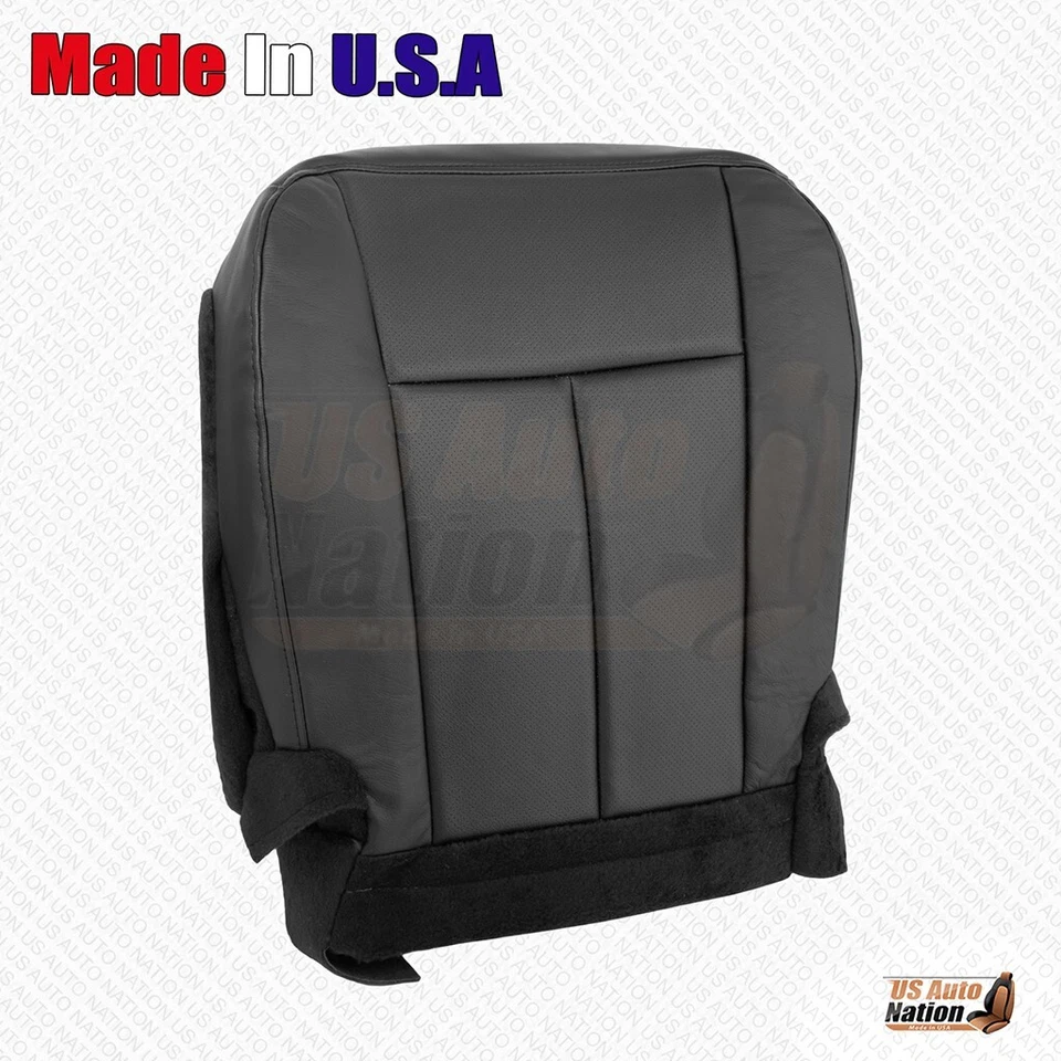 2015 - 2017 Ford Expedition Passenger Side Bottom Perforated Leather Cover Black - Image 4 of 4