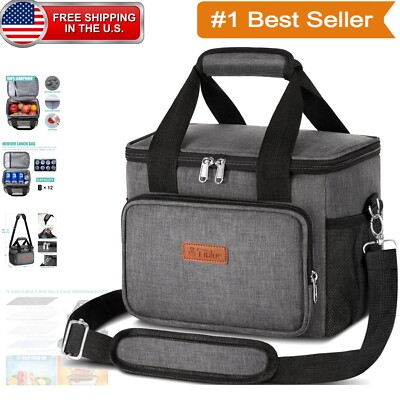 Portable Insulated Lunch Bag Perfect for Office, School Picnics