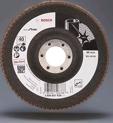 Bosch Zubehör Pro N377 Multi Material Reinigungsscheibe K40 - 1 Stück