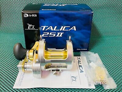 NEW SHIMANO TALICA 25 II CAM 2-Speed Big Fishing Reel *1-3 Days Fast  Delivery* 