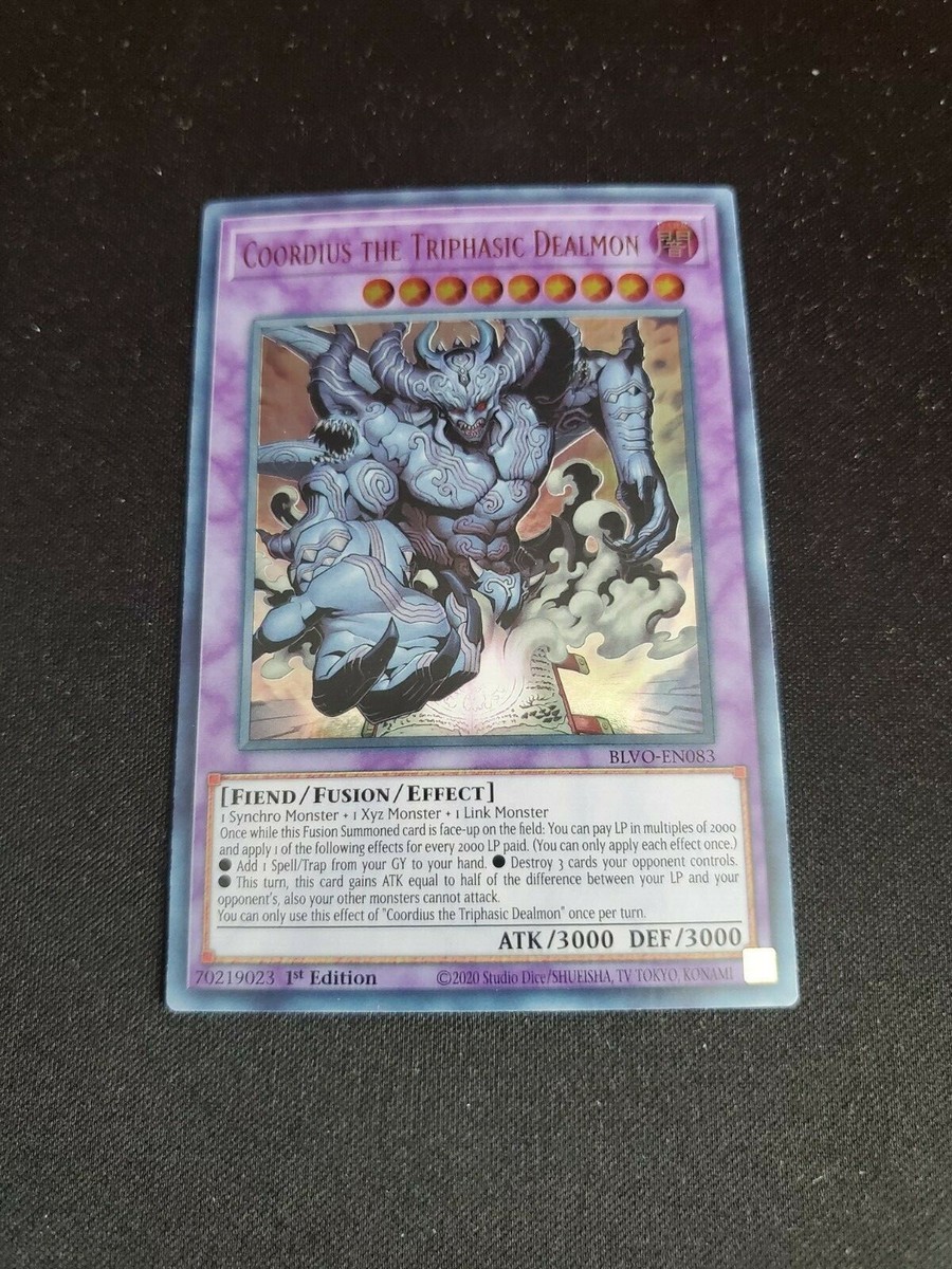 Coordius the Triphasic Dealmon - Yugioh Blazing Vortex - Ultra
