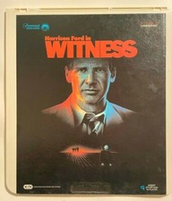 Witness Harrison Ford CED RCA Selecta Vision Video Discs