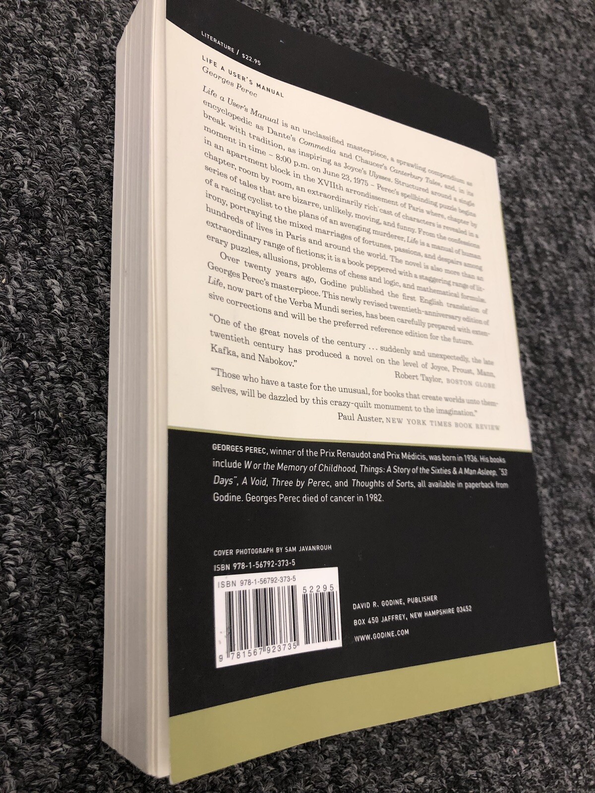 Buy Life : A User's Manual by Georges Perec (2008, Paperback) online | eBay