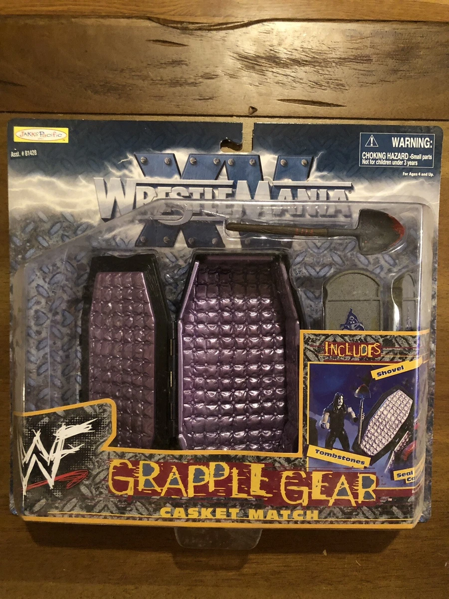 WWE WWF Jakks Grapple Gear Series Casket Match Buried Alive Figure