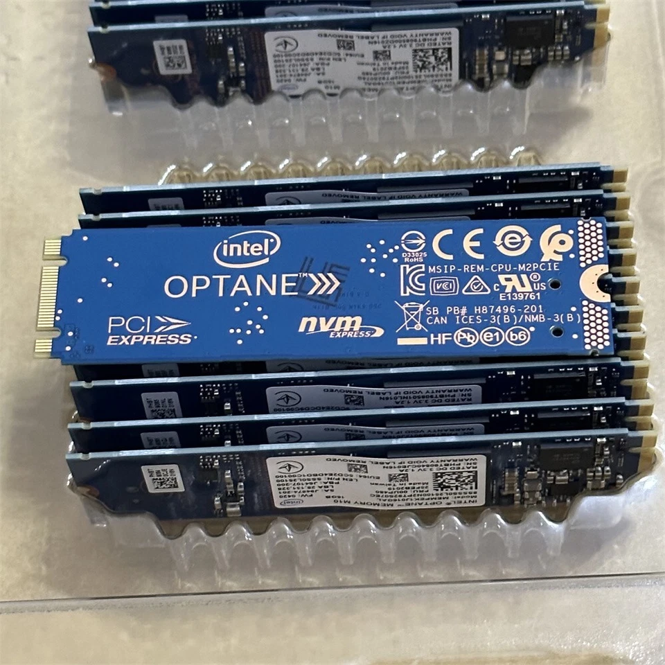 50x Intel Optane Memory M10 SSD M.2 2280 16GB MEMPEK1J016GAL PCIe 3.0 3D Xpoint - Image 2 of 4