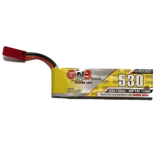 GNB GAONENG 1s 530mah 90/180c HV JST PHR Lipo Battery 5 Pieces - Image 2 of 3