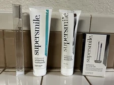Supersmile Pro Whitening System 4.2oz Toothpaste Accelerator Rods Toothbrush