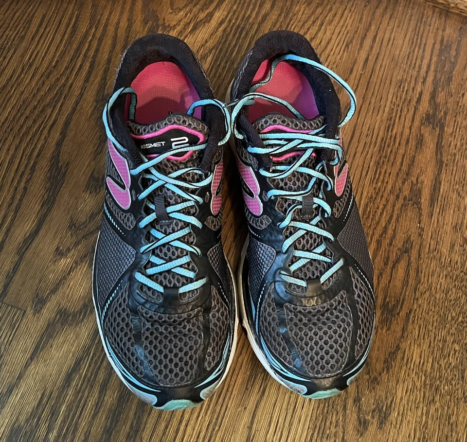 Zapatos para correr Newton Kismet 11 gris rosa azul para mujer talla 10 41,5 - W011816B Foto 2 de 4