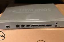 Sonicwall NSA 240 APL19-05C Firewall Network Security Appliance w/ Rack Adapter