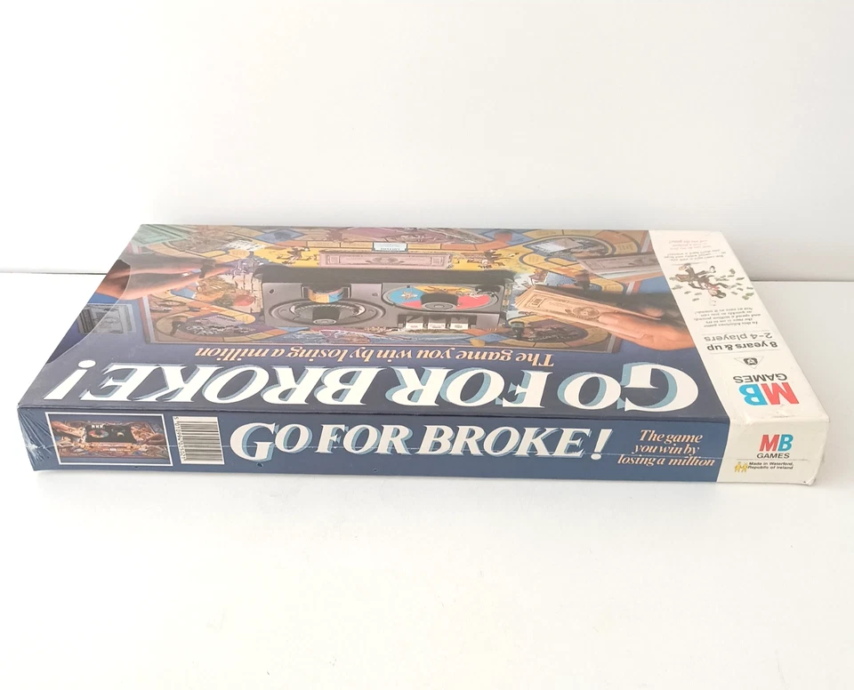 Go For Broke! Board Game Vintage 1985 MB Games Complete NEW SEALED - Image 3 of 4