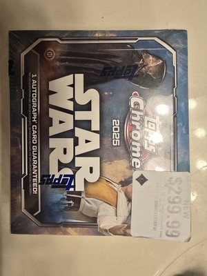 Topps Chrome Star Wars 2025 Pack 100 Cards Total