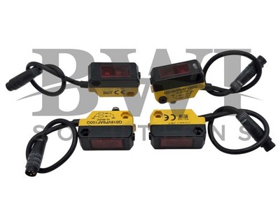 Banner QS18VP6AF100Q Photoelectric Sensor 10-30VDC 4Pin Connector 65503 Lot of 4