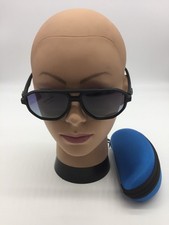 Ray-Ban Matte Black Sunglasses Luxury Designer 57-14-145 Blue Lens