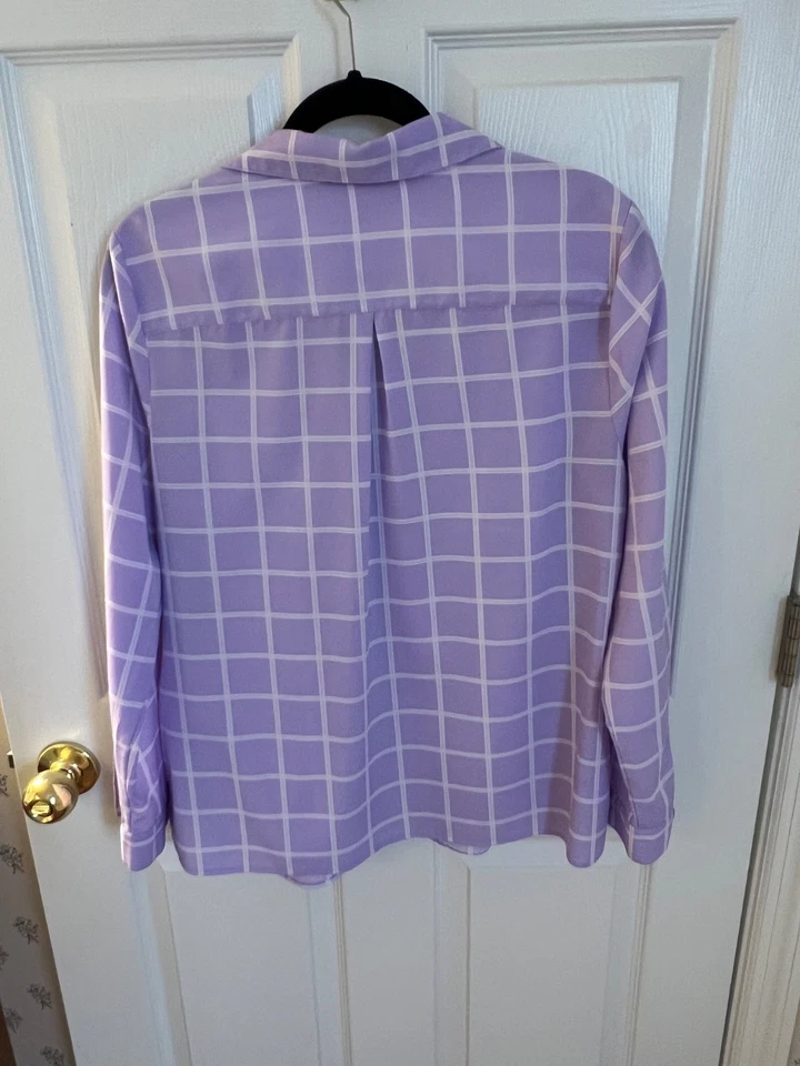 Blusa Studio Works para mujer L lila Foto 3 de 4