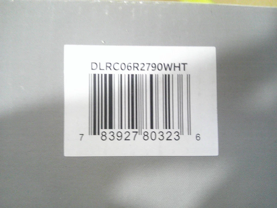 Круглый утопленный светодиодный светильник Kichler DLRC06R2790WHT 6 дюймов 2700 К - Изображение 2 из 3