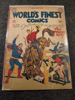 World's Finest #42 (DC Comics Sept/Oct. 1949) GD-