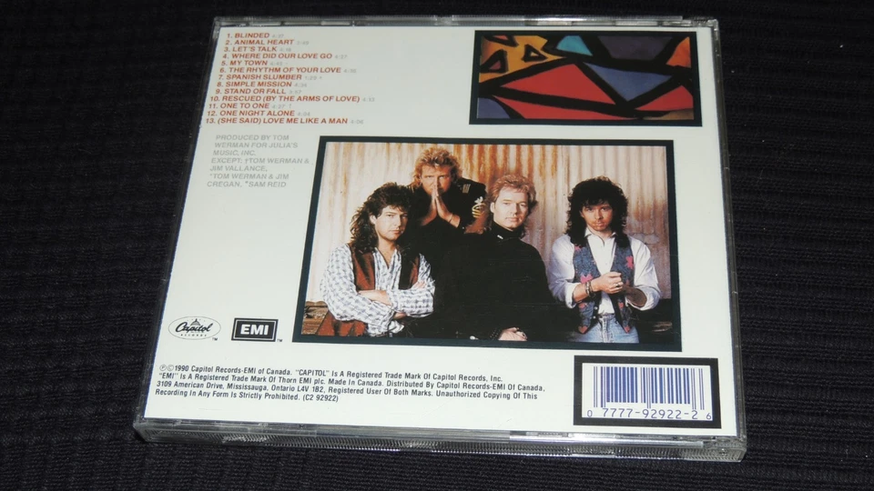 GLASS TIGER  " Simple Mission "  CD  (1990) - Bild 3 von 3