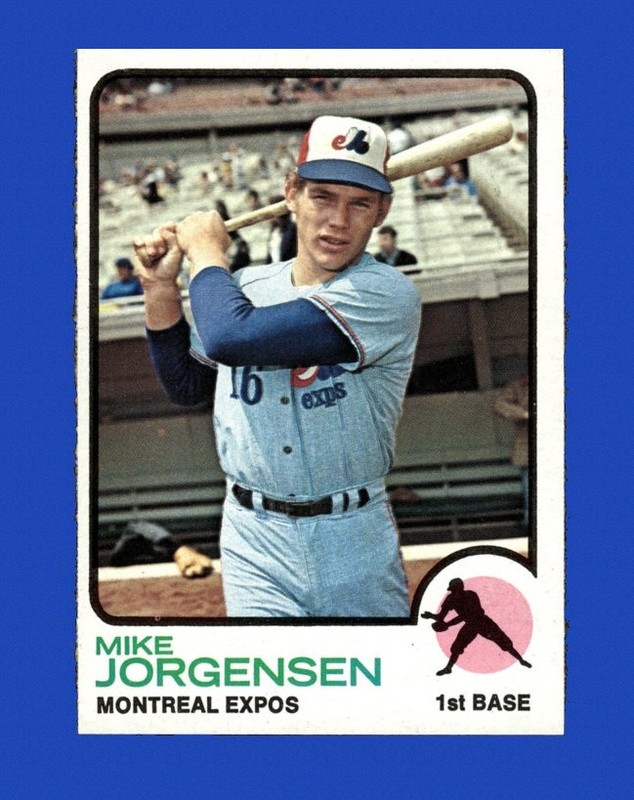 1973 Topps Set-Break #281 Mike Jorgensen NM-MT OR BETTER *GMCARDS*