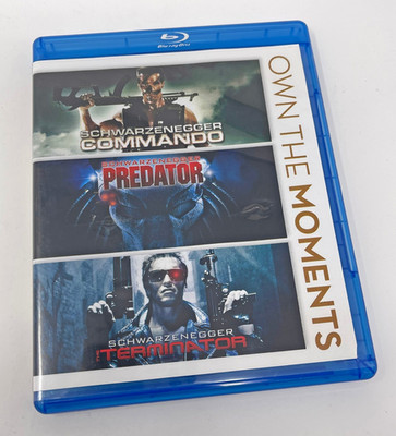 Schwarzenegger Commando / Predator / The Terminator - Own the Moments Blu-ray 