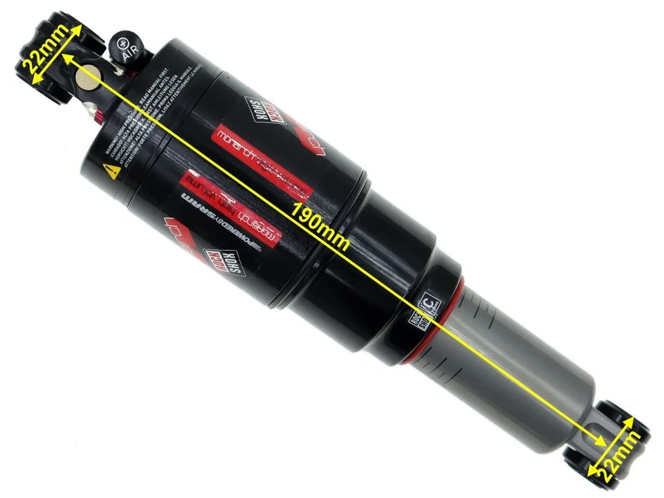 Amortiguador trasero RockShox Monarch 4.2 Air Bike 7.5 x 2.0" 190x51mm Foto 4 de 4