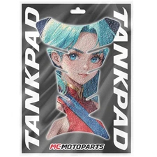 Shield Tank Pad Anti Slip Protector Sticker TP101 3449503 Anime Girl Design