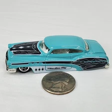 Hot Wheels 2000 So Fine Three Lane King Turquoise 2/4 1/64