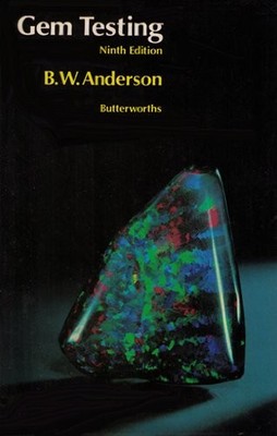 GEM TESTING By B. W Anderson - Hardcover **Mint Condition**