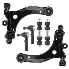 Front Lower Control Arms w/Ball Joint Outer Tie Rods Sway Bars Suspension kit 