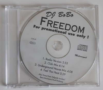 DJ BoBo - Freedom RARE Promo Maxi CD 1995 (2328-2P) | NUR CD / read desc