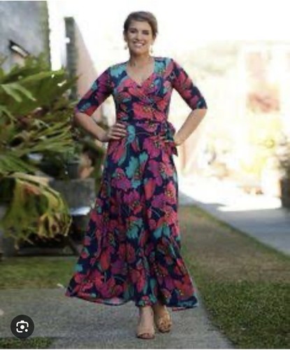 Leina Broughton - Oona Dress In Wildflower Size 16