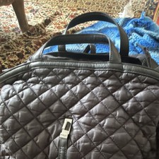 MZ Wallace Women s Black Quilted handbag Hand...