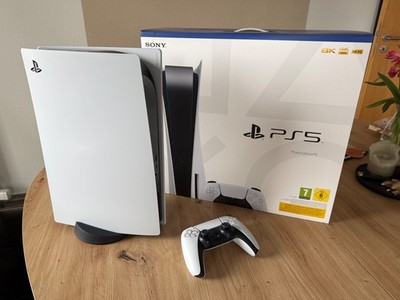 Sony PS5 Blu-Ray Edition Spielekonsole - Weiß, gebraucht, sehr gut