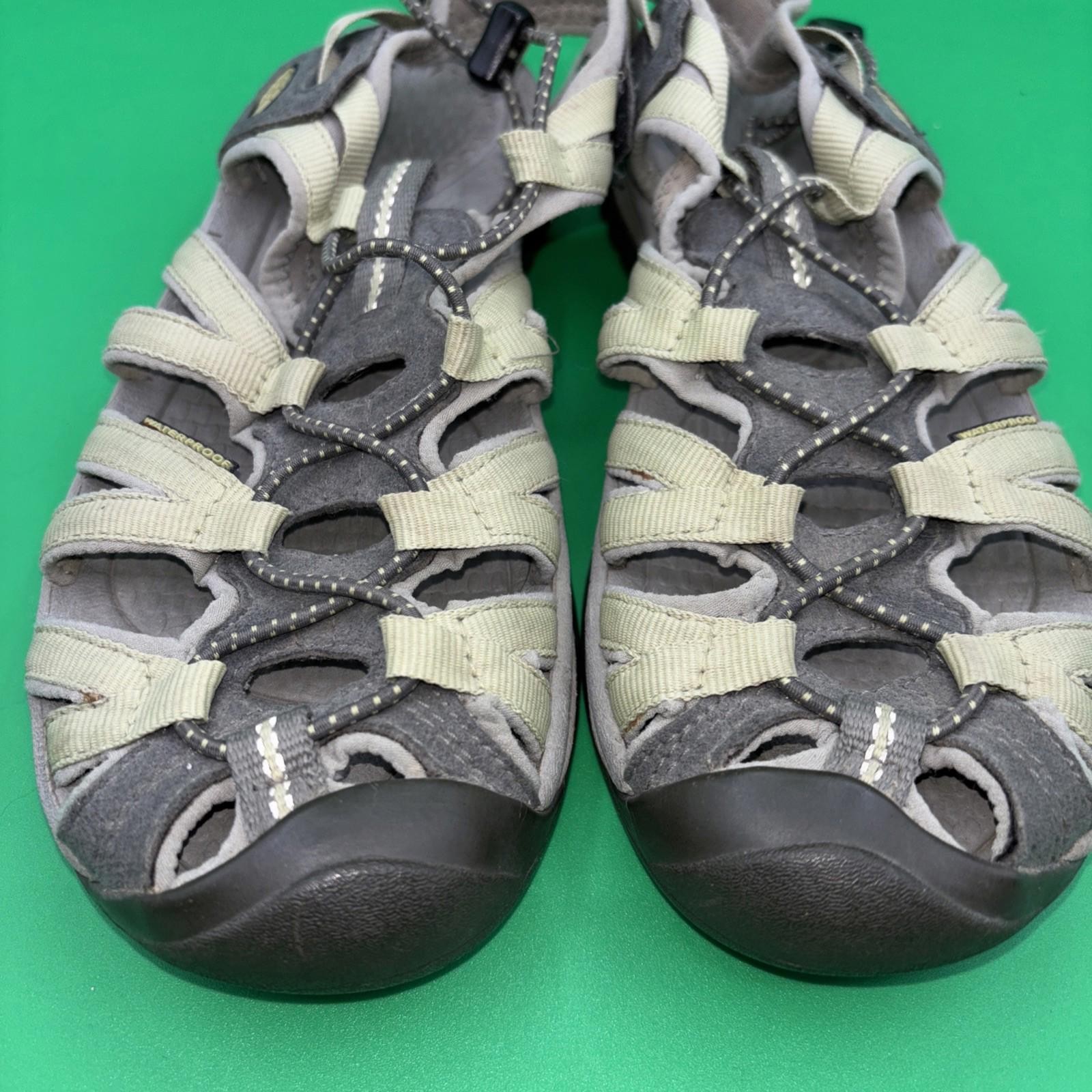 Sandali sportivi impermeabili Keen Fisherman donna taglia 7 verdi usati in ottime condizioni