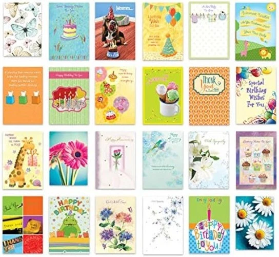 Elegant All Occasion Greeting Card Assortment - 24 Cards & Envelopes in Box - Image 4 of 4