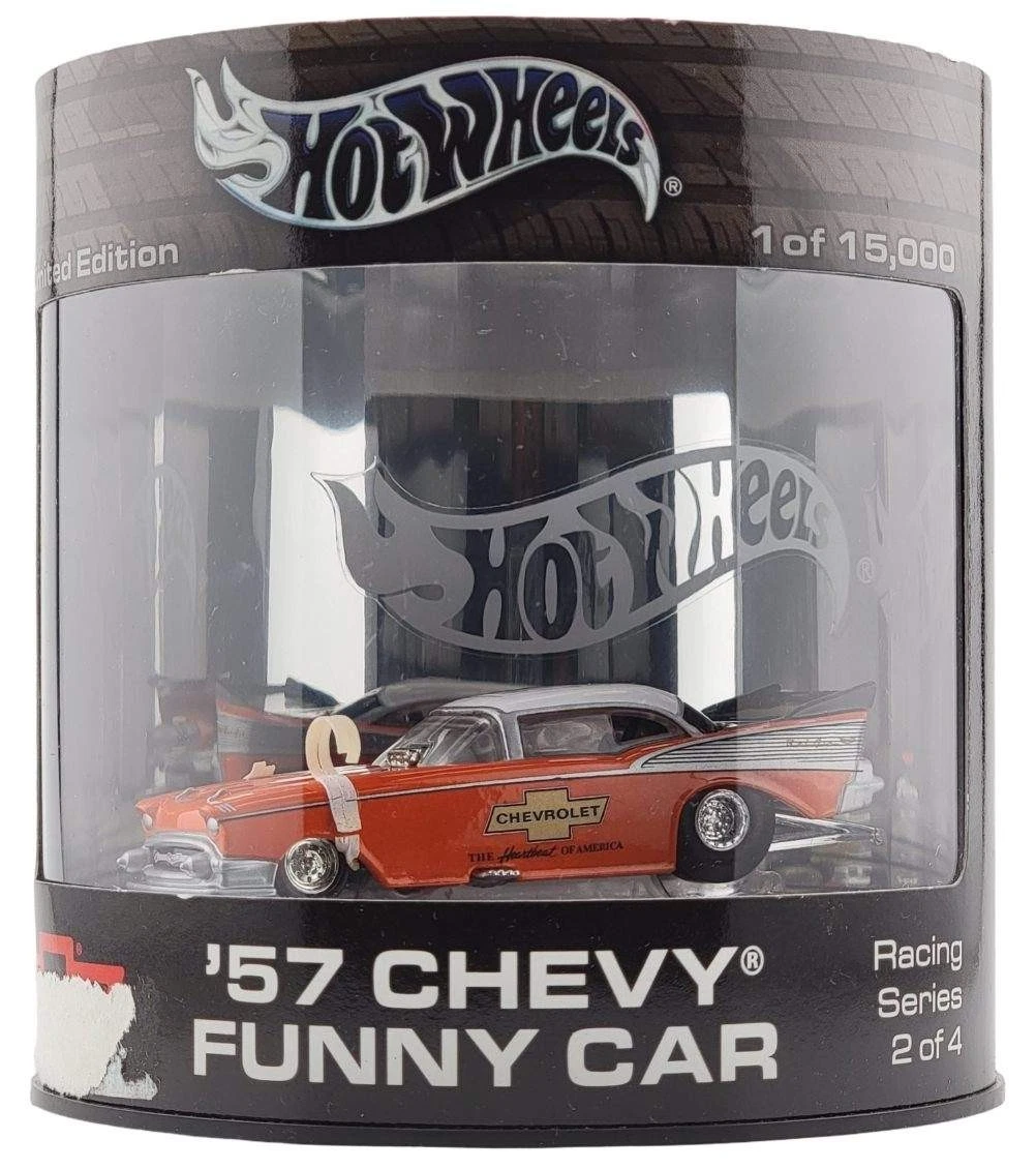 '57 CHEVY FUNNY CAR Racing Series限定台2セット 1:24 Tom 