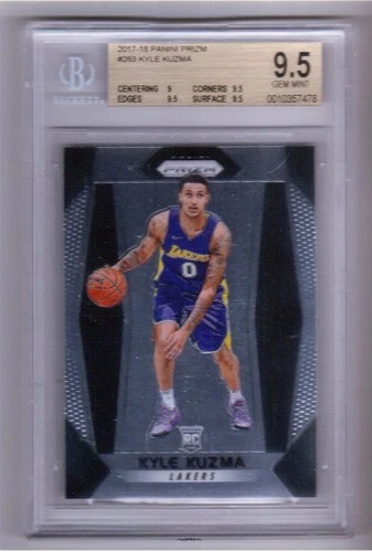 Kyle Kuzma RC 2017-18 Panini Prizm Rookie BGS 9.5 GEM MINT