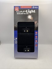 CAPLight Rechargeable 4.0 Knit APX Beanies, 2 Pack Black