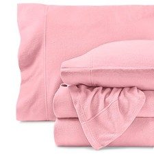 Bare Home Super Soft Fleece Sheet Set - Full, Extra Plush Polar Fleece, No Pilli