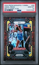 2024 PANINI PRIZM MONOPOLY WNBA RED CLASSIC ICON #68 ANGEL REESE PSA 10 