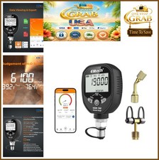 Wireless Digital Vacuum Gauge 0-760000 Micron 14 Sae Hvac Refrigeration Wireless Digital Vacuum Gauge 0-760000 Micron 14 Sae Hvac Refrigeration